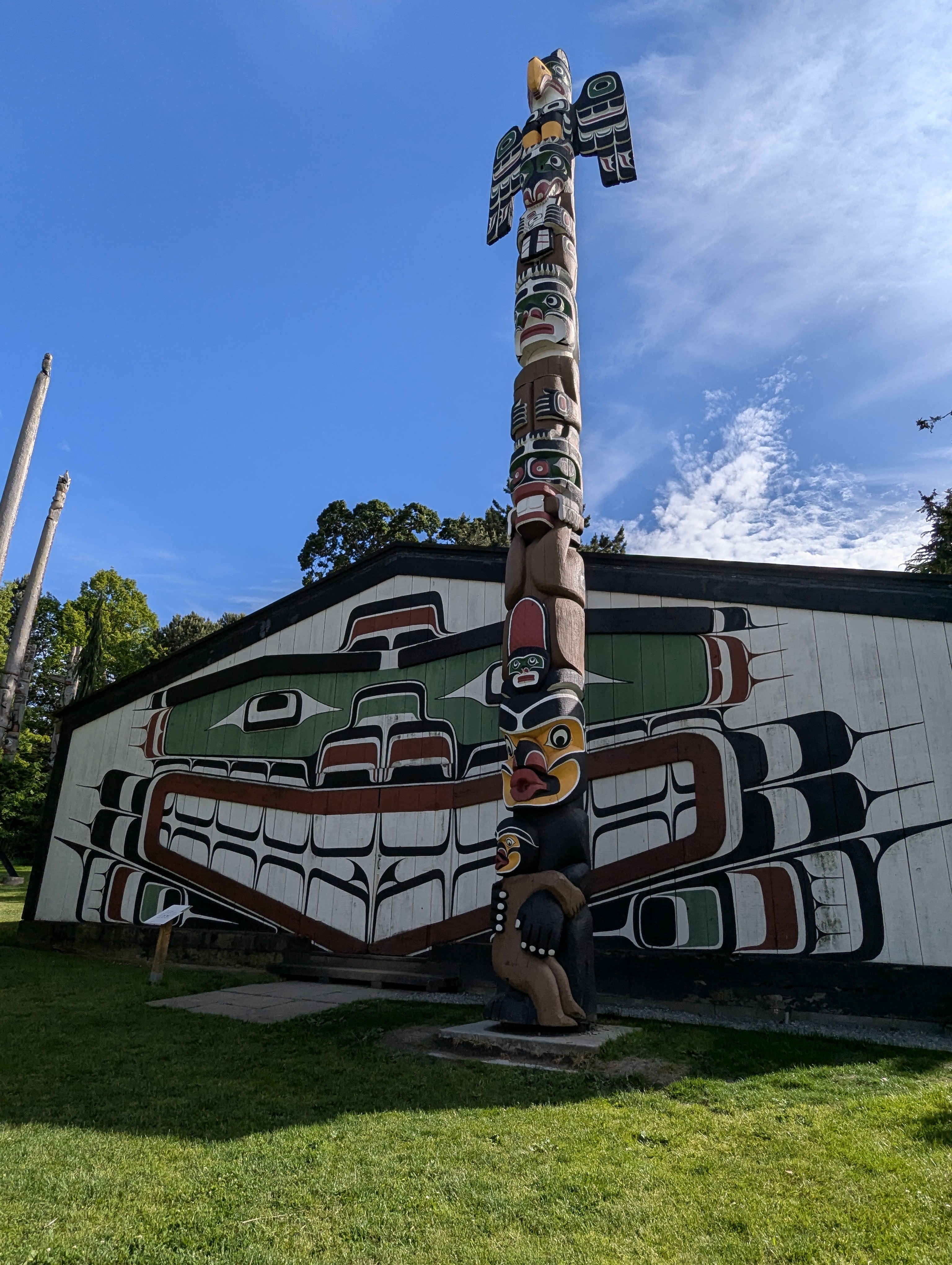 Birthday Trip to Canada, Thunderbird Park, Victoria, Vancouver Island